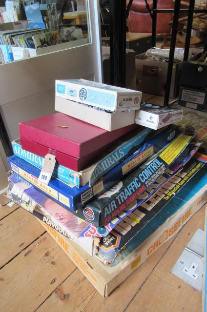 QUANTITY OF VINTAGE GAMES INCLUDING CROSSFIRE Image