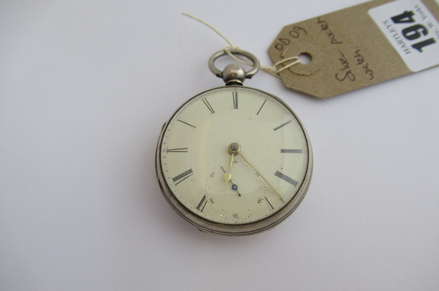 SILVER POCKET WATCH Image