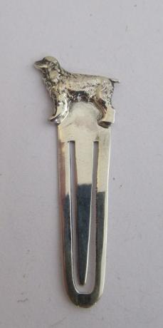 SILVER DOG BOOKMARK Image