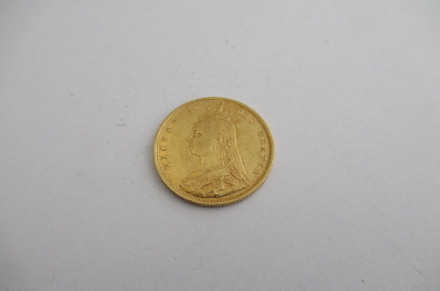 1892 GOLD HALF SOVEREIGN Image