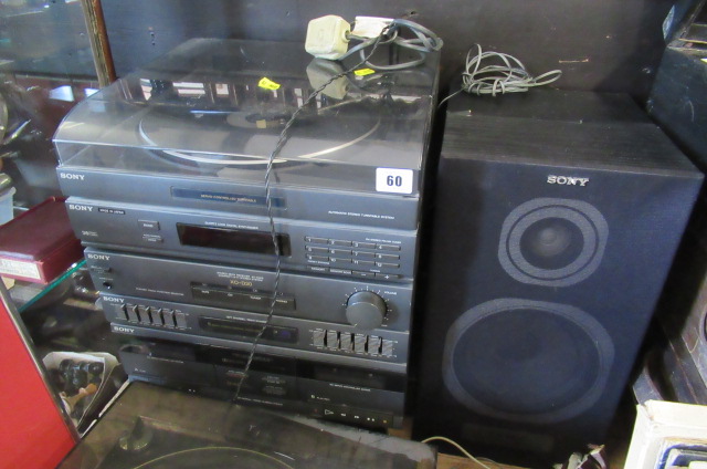 SONY STACKING SYSTEM AND SPEAKERS Image