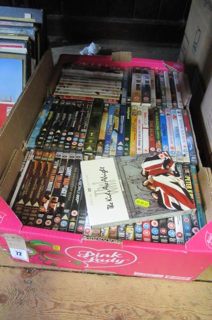 BOX OF DVDS Image