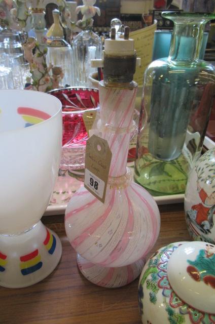 ITALIAN GLASS LAMP BASE Image