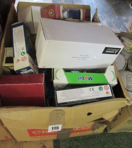 BOX OF DIECAST EDDIE STOBART AND OTHER VEHICLES  Image