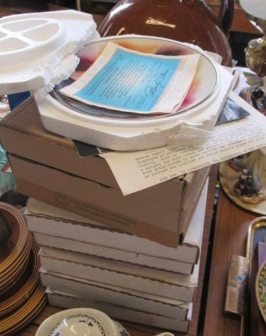 NINE COLLECTORS PLATES Image