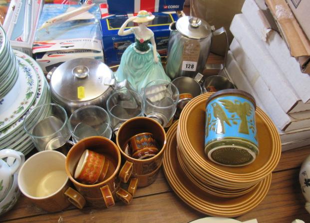 QUANTITY OF RETRO HORNSEA POTTERY AND OLD HALL TEASET ETC Image