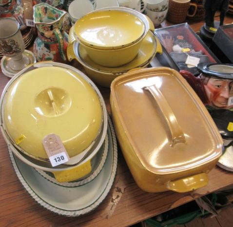 QUANTITY OF CAST IRON DISHES Image