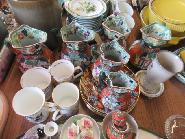 SIX MASONS JUGS  ROYAL DOULTON COLLECTORS PLATES ETC Image