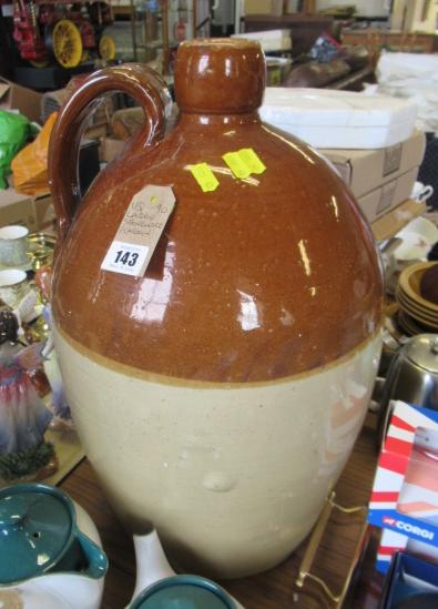 LARGE STONEWARE FLAGON Image