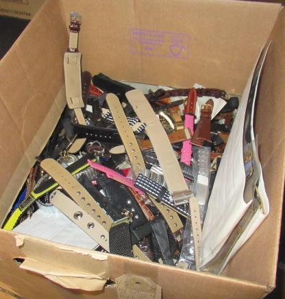 LARGE QUANTITY OF WATCH STRAPS Image