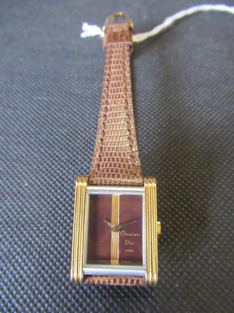 CHRISTIAN DIOR BOXED AND CASED LADIES WRISTWATCH Image