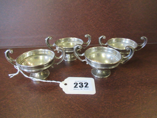 SET OF FOUR SILVER SALTS Image