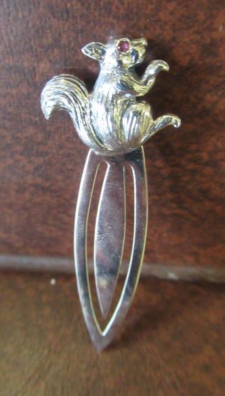 SILVER SQUIRREL BOOKMARK Image