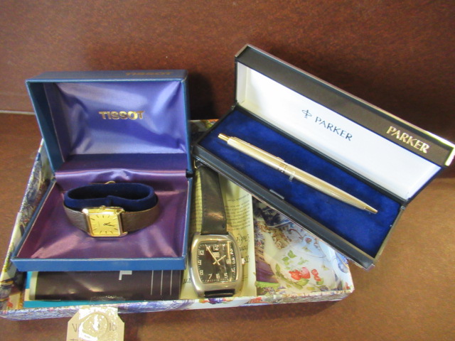 TISSOT AND CARVEL WRISTWATCHES Image