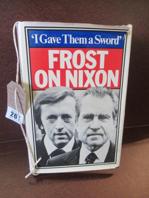 FROST ON NIXON BOOK SIGNED BY DAVID FROST Image