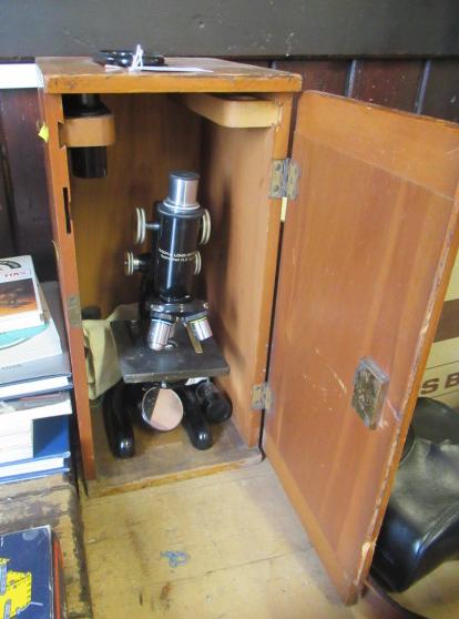 CASED BAUSCH & LOMB MICROSCOPE Image