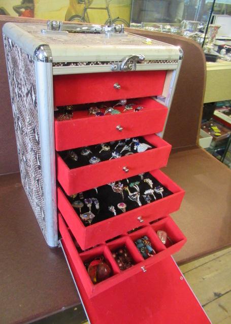 CABINET OF COSTUME JEWELLERY Image