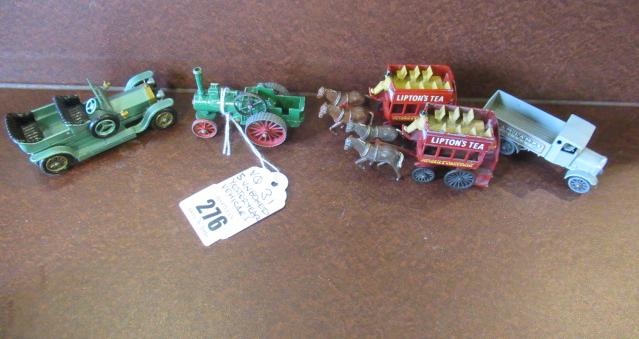 FIVE UNBOXED YESTERYEAR VEHICLES Image
