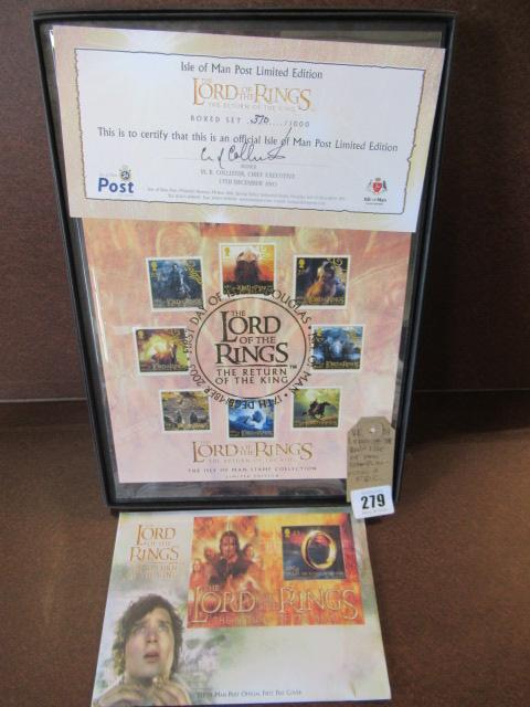 LORD OF THE RINGS ISLE OF MAN STAMPS AND FIRST DAY COVERS ETC Image