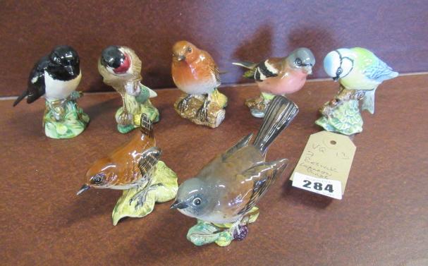 SEVEN BESWICK GARDEN BIRDS Image