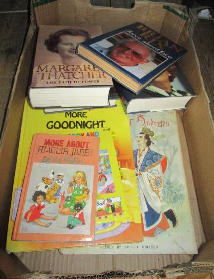 BOX OF ENID BLYTON AND OTHER BOOKS   Image