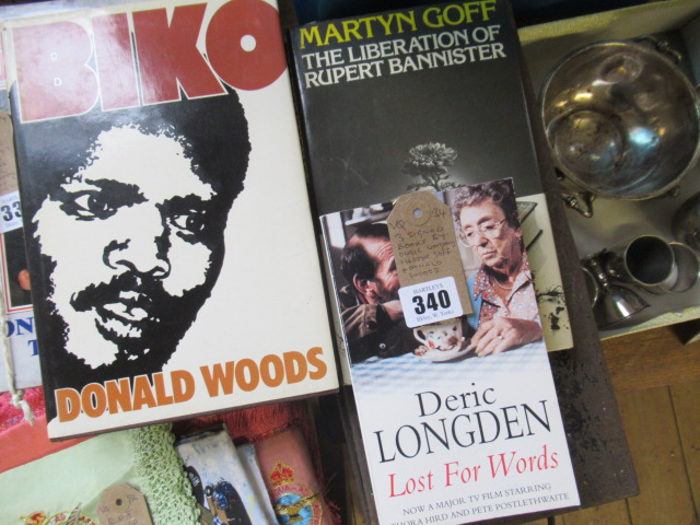 THREE SIGNED BOOKS BY DONALD WOODS ETC Image