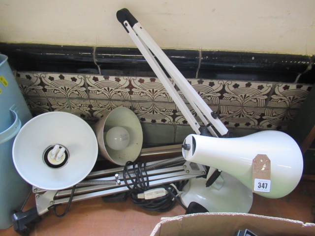 THREE ANGLE POISE LAMPS Image