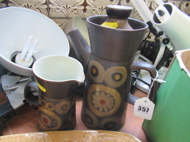 DENBY COFFEE POT AND JUG Image