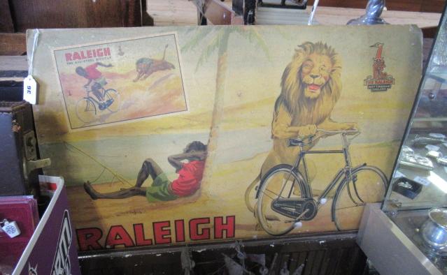 RALEIGH BIKE ADVERTISING SIGN Image