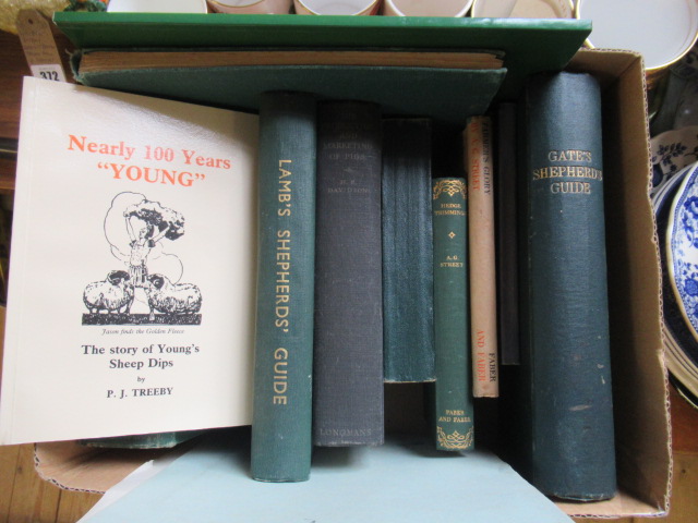 BOX OF FARMING AND SHEPHERDING BOOKS Image