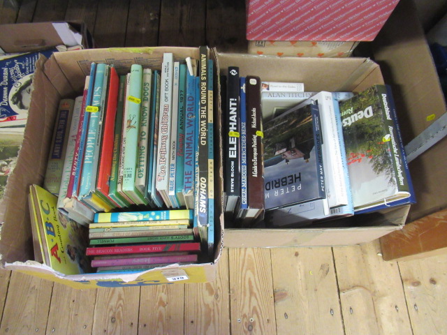 FOUR BOXES OF BOOKS Image