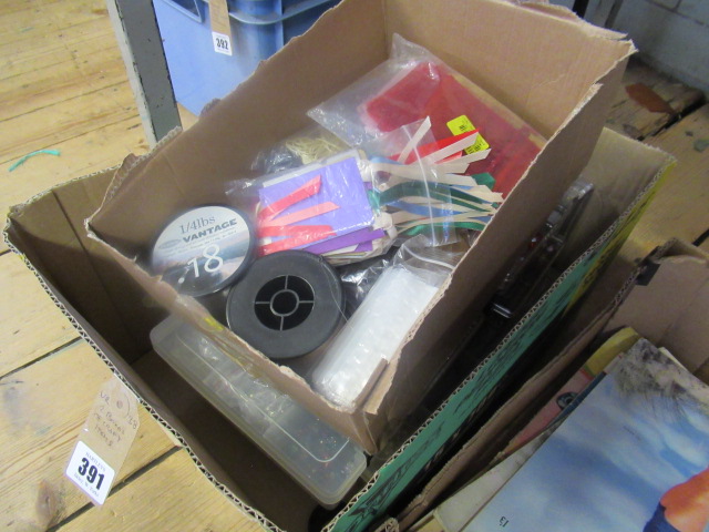 TWO BOXES OF CRAFT ITEMS Image