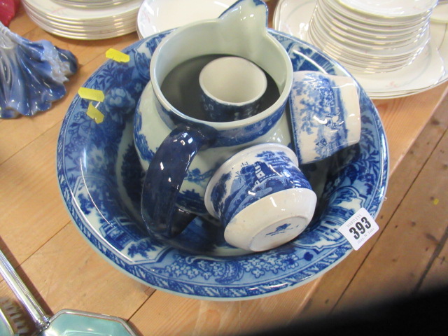 QUANTITY OF BLUE AND WHITE CERAMICS Image