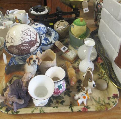 TRAY OF MIXED CERAMICS ETC Image