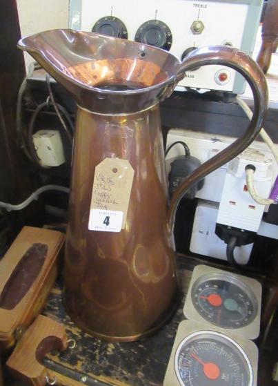 COPPER LIDDED JUG Image