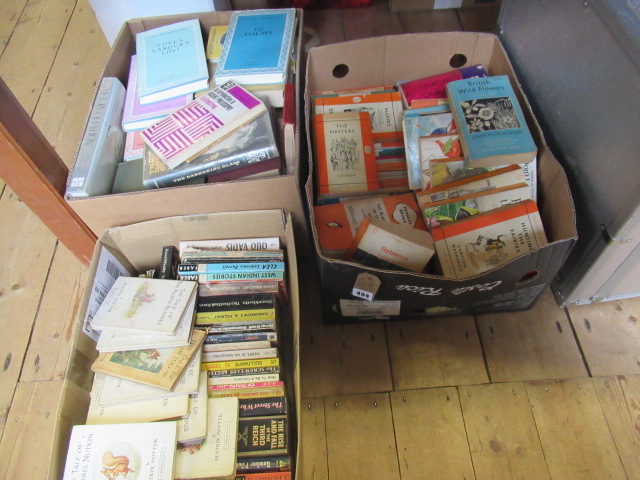 THREE BOXES OF VINTAGE PENGUIN AND OTHER BOOKS  Image