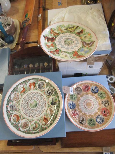 THREE BOXED WEDGWOOD PLATES Image