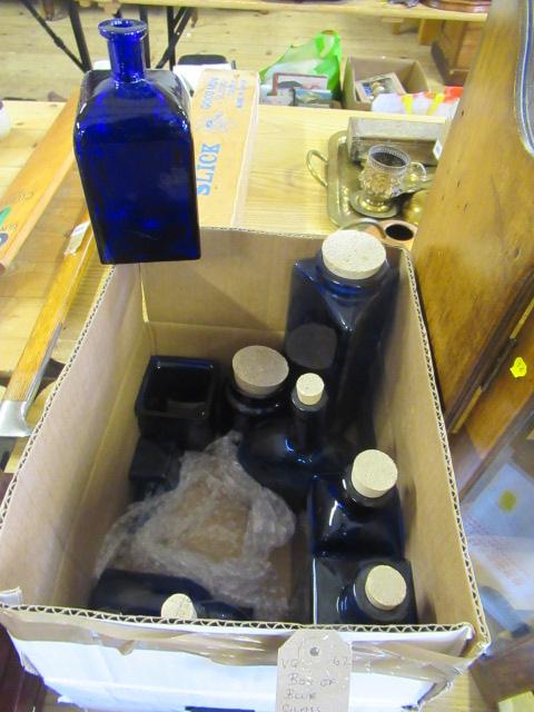 BOX OF BLUE GLASS Image