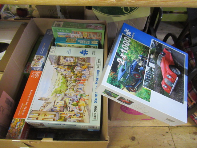 BOX OF JIGSAWS Image