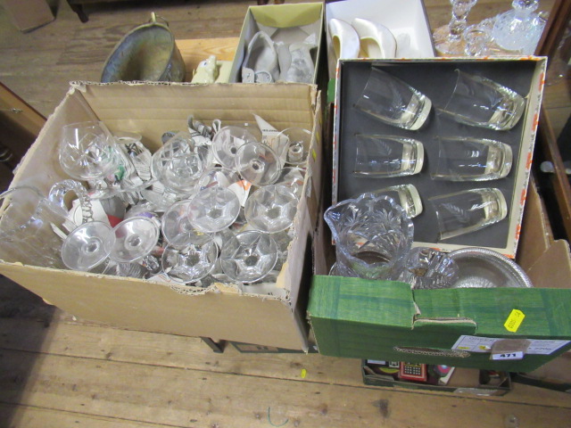 TWO BOXES OF GLASS Image