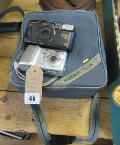 PRAKTICA CAMERA  IN CASE AND TWO OTHERS Image