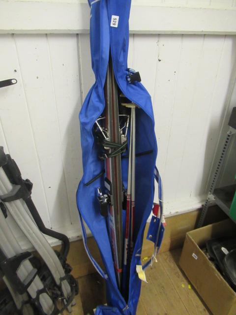 PAIR OF CASED SKIS Image