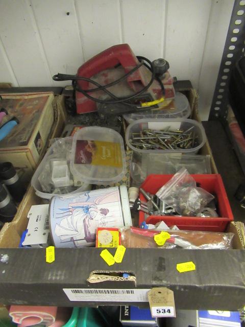 BOX OF TOOLS AND SCREWS Image