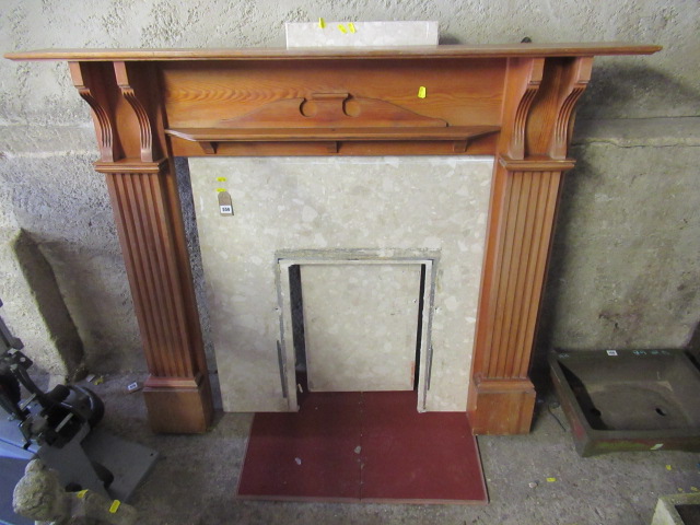 FIRE PLACE WITH MARBLE INSET Image