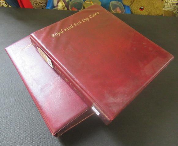 TWO ALBUMS OF ROYAL MAIL FIRST DAY COVERS Image