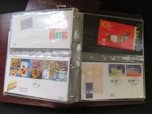 TWO ALBUMS OF ROYAL MAIL FIRST DAY COVERS Image