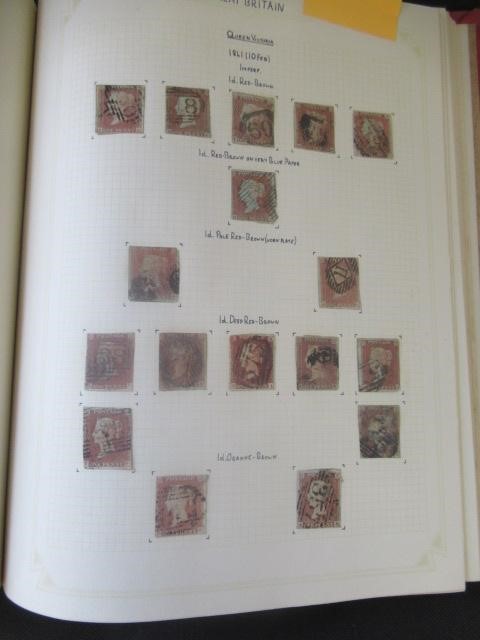 RED ALBUM OF VICTORIAN AND LATER BRITISH AND OVERSEAS TERRITORIES STAMPS Image