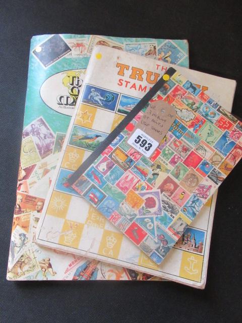 THREE ALBUMS OF MINT AND USED STAMPS Image