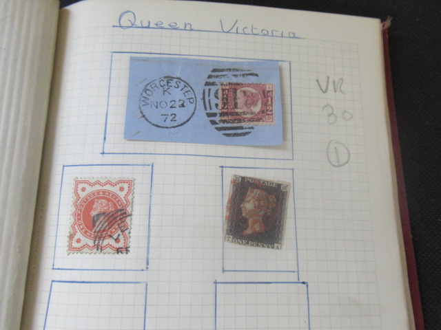 MINOR ALBUM OF VICTORIAN AND LATER STAMPS AND AN ENVELOPE OF FIRST DAY COVERS Image