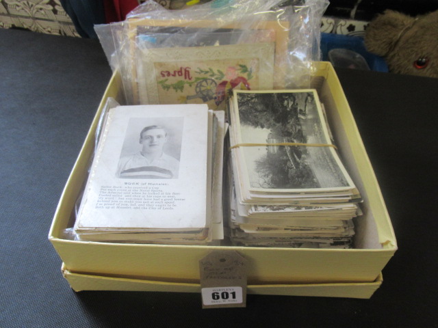 BOX OF OLD POSTCARDS Image